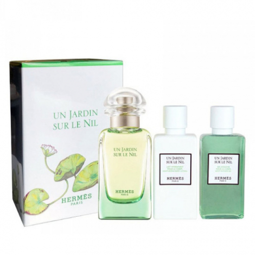 Набір Hermes Un Jardin sur le Nil для чоловіків та жінок - set (edt 100 ml + b/l 80 ml)