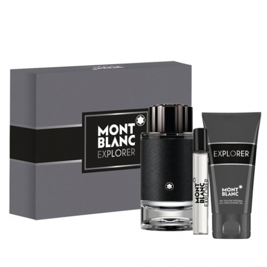 Набор Montblanc Explorer для мужчин - set (edp 100 ml + edp 7.5 ml mini + sh/g 100 ml)