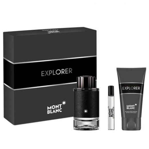 Набор Montblanc Explorer для мужчин - set (edp 100 ml + edp 7.5 ml mini + af/sh 100 ml)