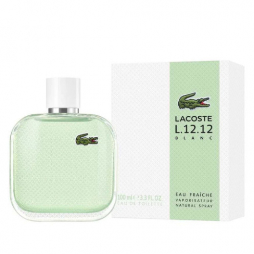 Туалетная вода Lacoste L.12.12 Blanc Eau Fraiche для мужчин - edt 100 ml