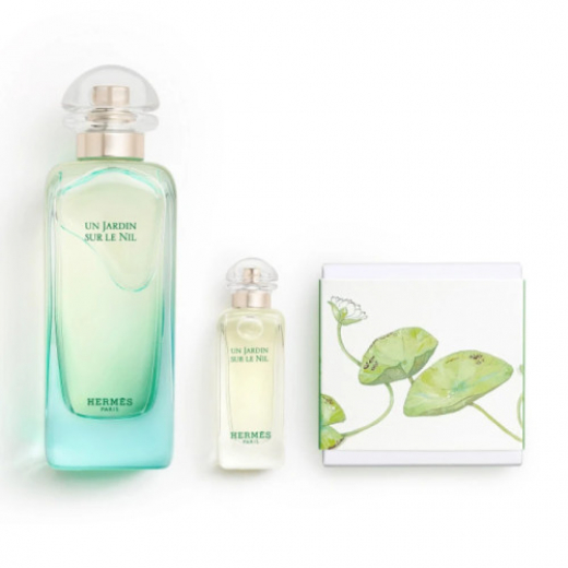 Набір Hermes Un Jardin sur le Nil для чоловіків та жінок - set (edt 100 ml + edt 7.5 ml mini + soap 50 g)