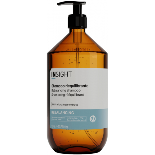 Insight Шампунь проти жирної шкіри голови Rebalancing Shampoo (скло), 900 ml