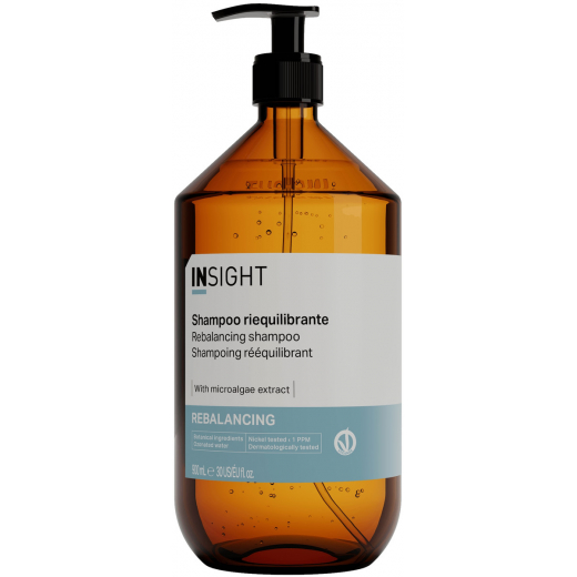 Insight Шампунь проти жирної шкіри голови Rebalancing Shampoo (скло), 900 ml