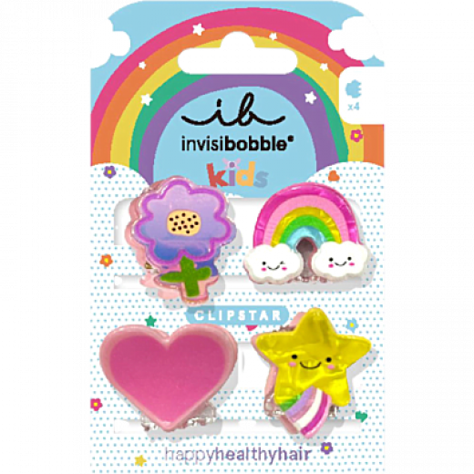 Заколка для волос invisibobble CLIPSTAR GLOW KIDS Happy Heart Заколка для волос invisibobble CLIPSTAR GLOW KIDS Happy Heart
