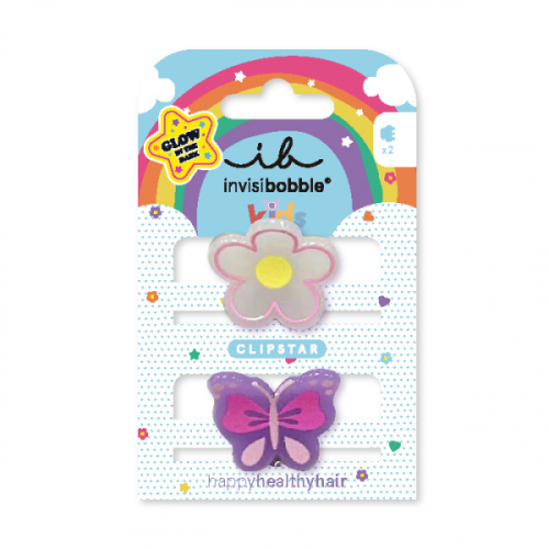 Заколка для волос invisibobble CLIPSTAR GLOW KIDS Happy Flower НФ-00028253