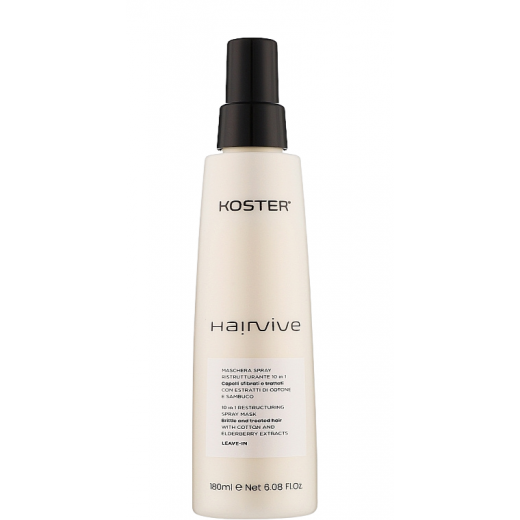 
                Koster Спрей-маска 10в1 восстанавливающая несмываемая Hairvive, 180 ml