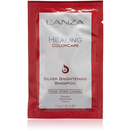Шампунь для усунення жовтизни L'anza Healing ColorCare Silver Brightening Shampoo, 30 ml