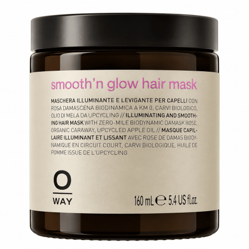 OWAY Маска для разглаживания и блеска волос smooth’n glow, 160 ml