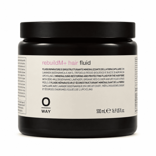 Oway Rebuild M+ Флюид протеиновый, минерализующий для реконструкции волос, 500 ml