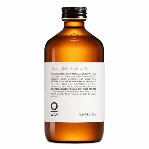 Oway Rebuild M+ Шампунь регенерирующий, минерализующий для волос, 240 ml