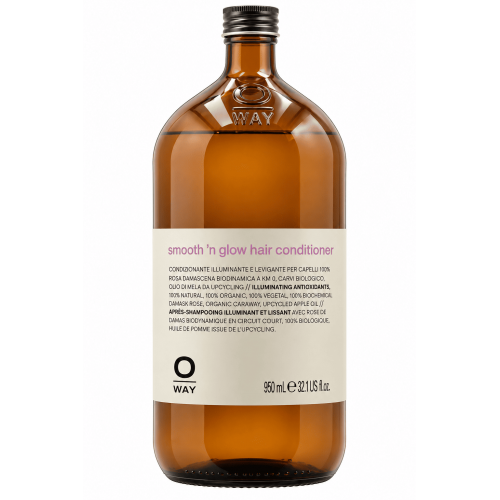 OWAY Разглаживающий кондиционер для волос smooth’n glow, 950 ml