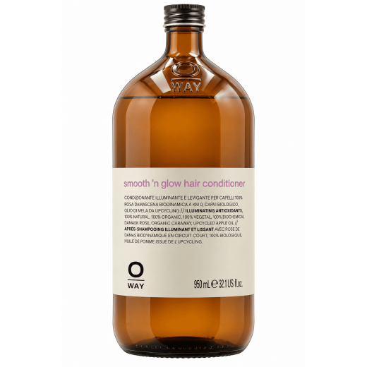 OWAY Разглаживающий кондиционер для волос smooth’n glow, 950 ml