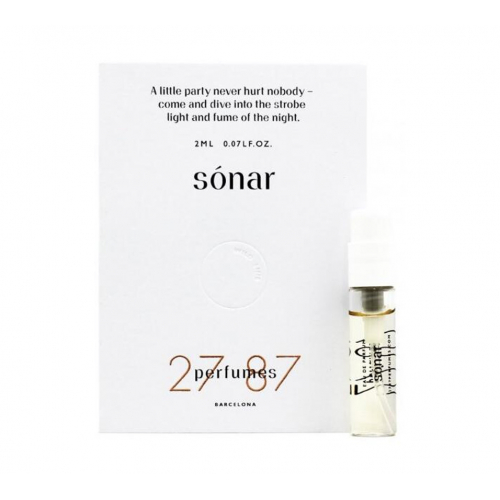 27 87 Perfumes SONAR (пробник), 2ml 8437016071465