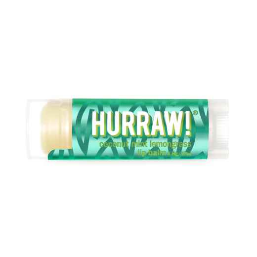 
                Бальзам для губ Hurraw! Pitta Lip Balm (кокос, мята, лемонграсс) (4,8г)