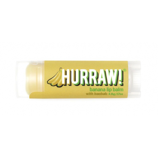
                Бальзам для губ Hurraw! Banana Lip Balm (4,8г)