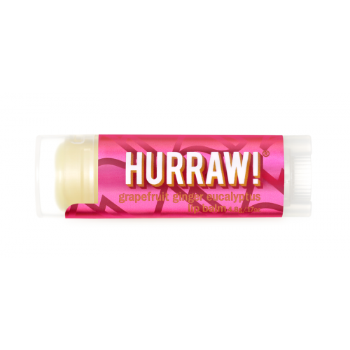 Бальзам для губ Hurraw! Kapha Lip Balm (Grapefruit Ginger Eucalyptus ) (4,8 г)