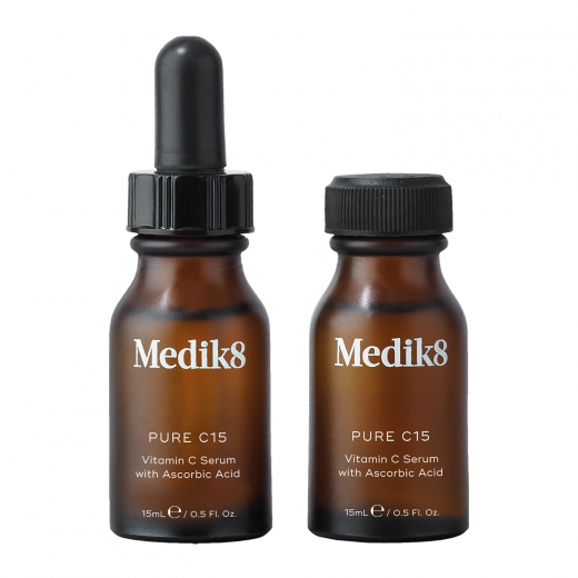 
                Medik8 Дневная антивозрастная сыворотка с чистым витамином С, Pure C15, 2x15 ml