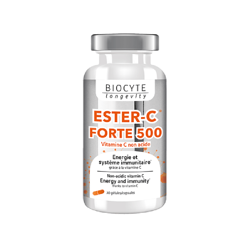 Biocyte Ester C Forte Призначена для зниження втоми та підвищення імунітету, 30 капсул