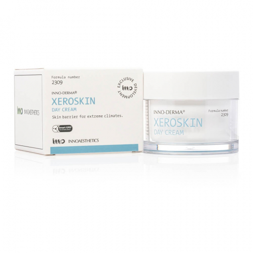 
                Innoaesthetics Xeroskin Day Cream Поживний крем для сухої і чутливої шкіри обличчя, яка підлягає впливу екстремальних погодних умов, 50 мл