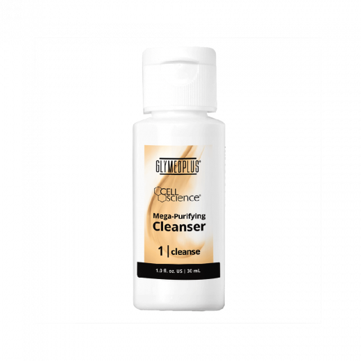 GlyMed Plus Mega-Purifying Cleanser Средство для очищения лица содержит антиоксиданты и витамин Е, 30 мл