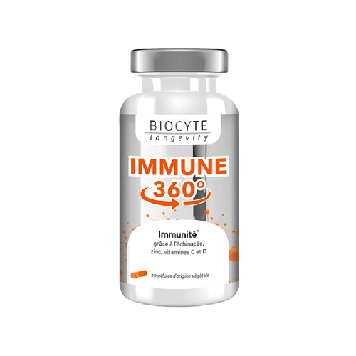 Biocyte Immune 360 Добавка дієтична забезпечує підтримку природних захисних сил організму та допомагає зміцнити імунітет, 30 капсул