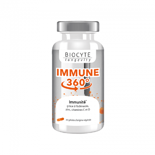 
                Biocyte Immune 360 Добавка диетическая, обеспечивает поддержание естественных защитных сил организма и помогает укрепить иммунитет, 30 капсул