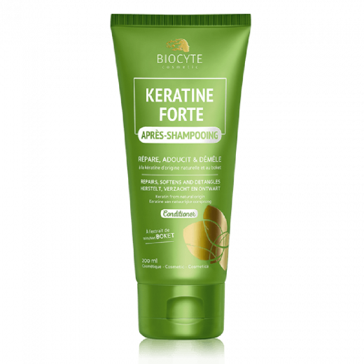
                Biocyte Keratine Forte Apres Shampoing Кондиционер для волос с кератином, восстанавливает, увлажняет и распутывает волосы, 200 мл