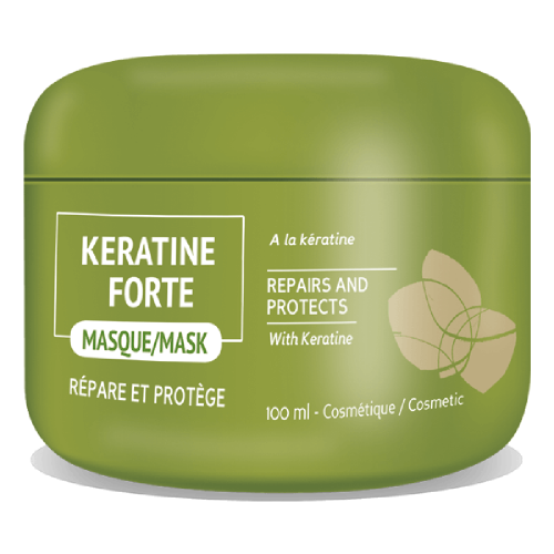 Biocyte Keratine Forte Masque Кератинова маска для волосся відновлює, захищає та живить пошкоджене волосся або волосся без об’єму, 100 мл