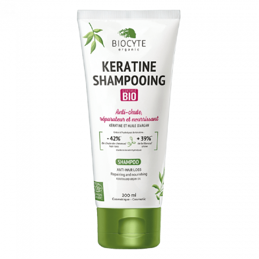 
                Biocyte Keratine Shampooing Bio Шампунь відновлює волосся та робить його м’якшим, еластичним і блискучим, 200 мл