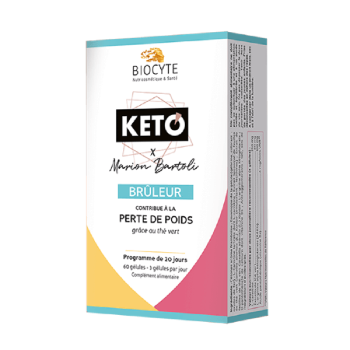Biocyte Keto Bruleur Добавка, яка діє на видалення жирів, 60 капсул