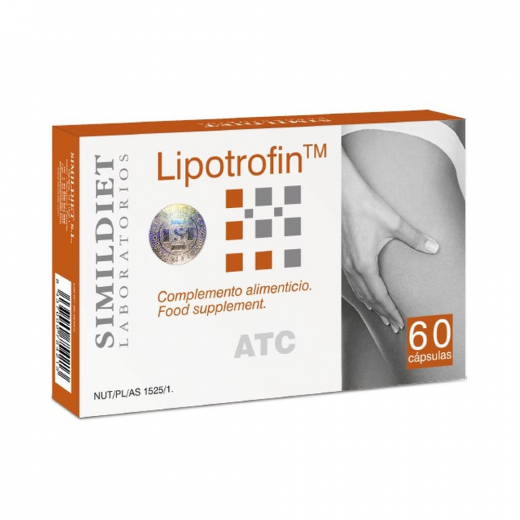 
                Simildiet Lipotrofin Нутрицевтик с антивіковим, дренажним і антицелюлітним ефектами, 60 капсул