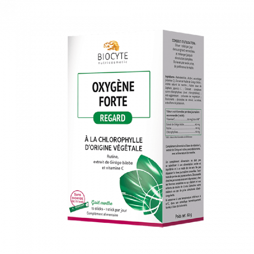 
                Biocyte Oxygene Forte Добавка диетическая в форме порошка предназначена для усталой кожи и тех, у кого ярко выражены темные круги, 15 стиков