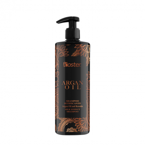 Шампунь для шовковистості волосся живильний Koster Argan Oil, 500 ml