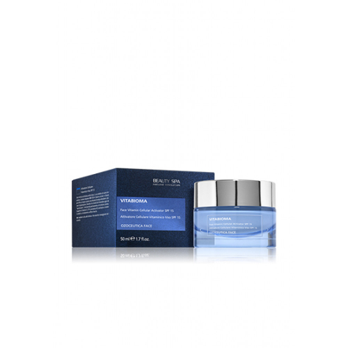 Beauty Spa Дневной озонированный пребиотик-123 ВИТАБИОМА SPF 15 для всех типов кожи лица, 50 мл