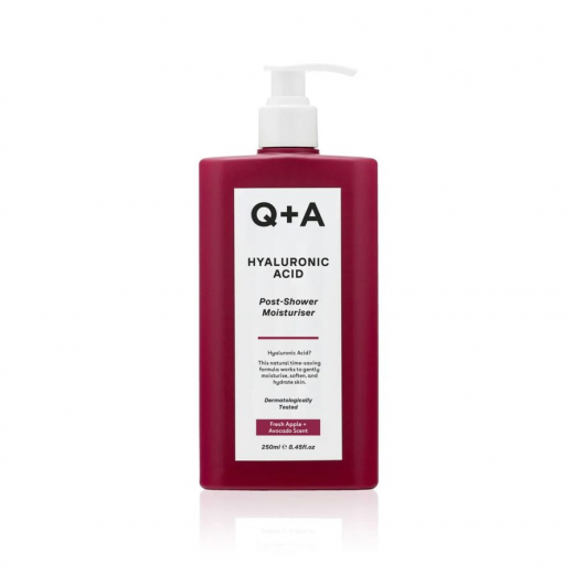 Средство для интенсивного увлажнения влажной кожи Q+A Hyaluronic Acid Post-Shower Moisturiser 250ml