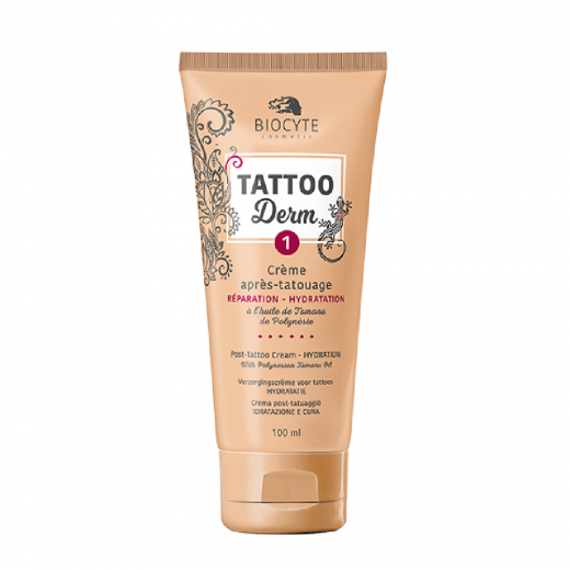 
                Biocyte Tattoo Derm Cream1 Крем для відновлення та зволоження татуйованої шкіри, 100 мл