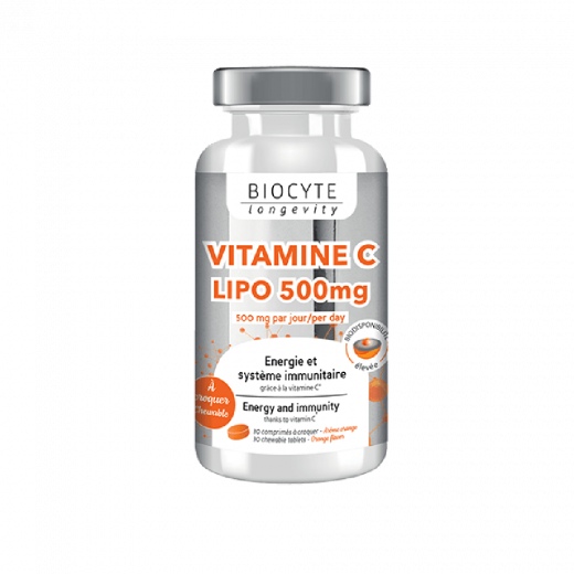 
                Biocyte Vitamine C A Croquer 500Mg Укрепляет организм во время сезонных изменений или во время периодической усталости, 30 капсул