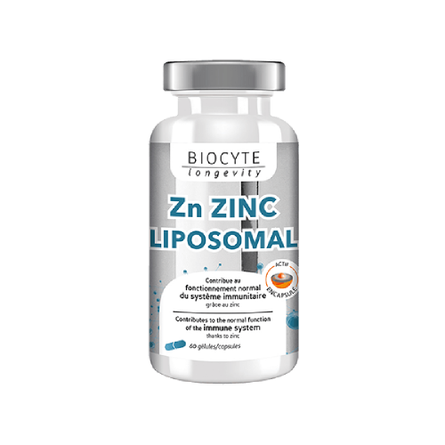 Biocyte Zn Zinc Liposome Рекомендовано приймати як засіб, що сприяє нормальному функціонуванню імунної системи та допомагає зберегти здоров’є і кра