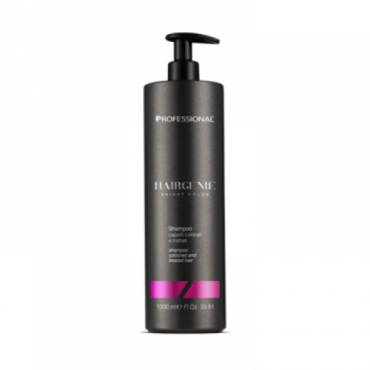 Шампунь для блеска окрашенных волос Hairgenie Professional, 1000 ml