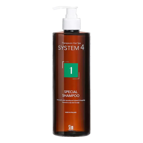 Sim Sensitive S4 1 Special Shampoo "Шампунь №1 для нормальної шкіри голови і схильної до жирності, 500 ml 6417150024468