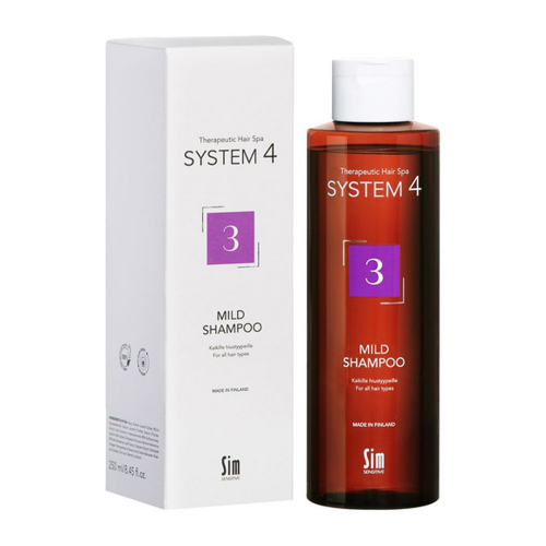 Sim Sensitive S4 3 Mild Shampoo "Шампунь №3 для профілактичного застосування для всіх типів волосся, 250 ml 6417150024369