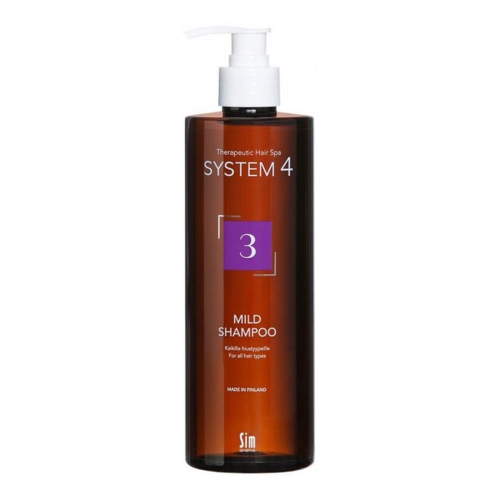 Sim Sensitive S4 3 Mild Shampoo "Шампунь №3 для профілактичного застосування для всіх типів волосся, 500 ml 6417150024482