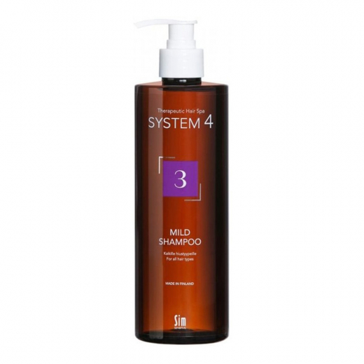 Sim Sensitive S4 3 Mild Shampoo "Шампунь №3 для профилактического применения для всех типов волос, 500 ml