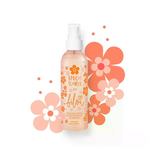 Спрей для тіла з шиммером Bilou Apricot Flower 150 мл 4260527730422 Спрей для тіла з шиммером Bilou Apricot Flower 150 мл 4260527730422