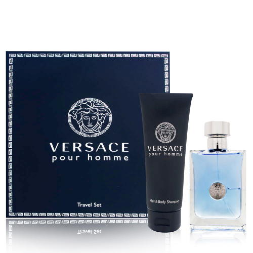 Набор Versace pour Homme для мужчин (оригинал) - set (edt 50 ml + a/sh balm 50 ml + hair&body shampoo 50 ml ) 1.62946