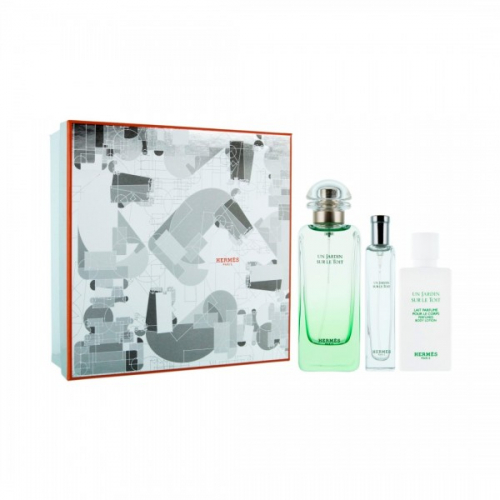 Набор Hermes Un Jardin sur le Nil для мужчин и женщин - set (edt 100 ml + edt 15 ml mini + s/g 40 ml) 1.4956