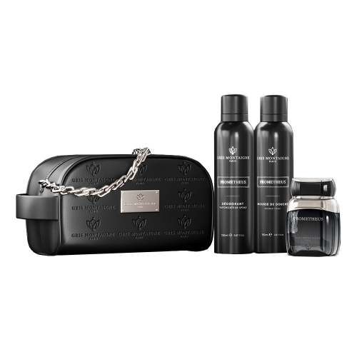 Набір Gris Montaigne Paris Prometheus для чоловіків та жінок - set (parfum 80 ml + sh/foam 150 ml + deo spray 150 ml) 1.56071