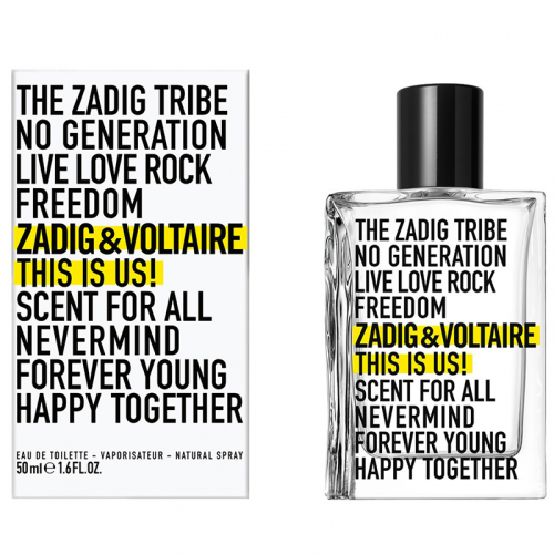 Туалетная вода Zadig & Voltaire This is Us! для мужчин и женщин - edt 50 ml 1.47355