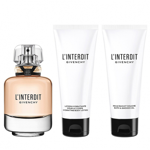 Набор Givenchy L'Interdit Eau de Parfum для женщин - set (edp 80 ml + b/l 75 ml + sh/g 75 ml) 1.53924