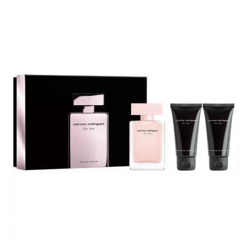 Набор Narciso Rodriguez For Her Eau de Parfum для женщин - set (edp 50 ml+ b/l 50 ml + sh/g 50 ml) 1.18169